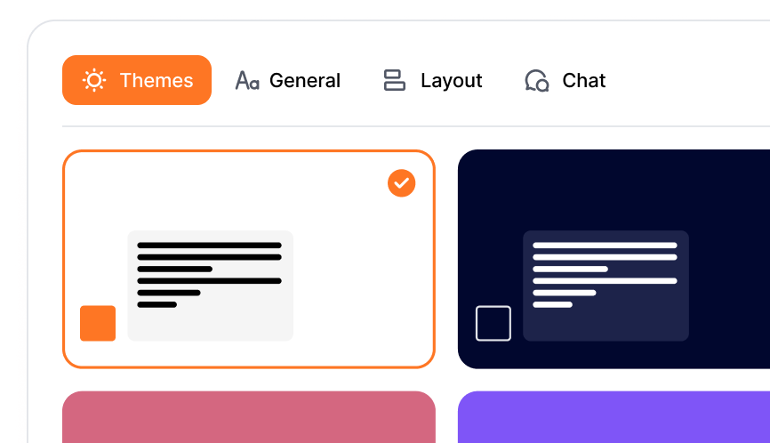 Customizable Look & Feel